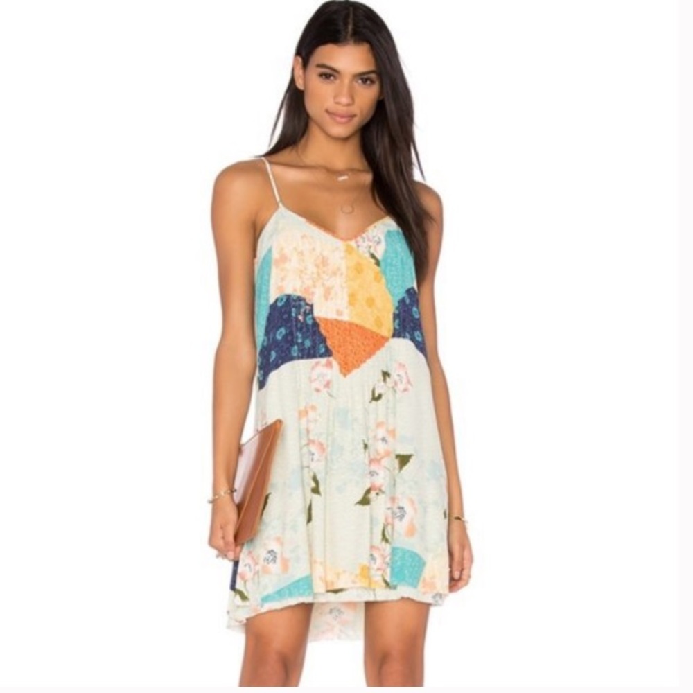 Sanctuary Multicolor Patchwork Dress - image 1